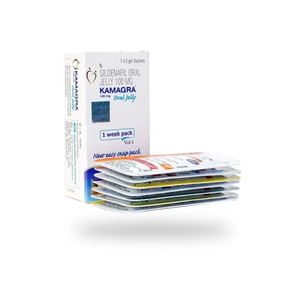 Kamagra Oral Jelly 100mg 7 stk – Nordiske Peptides